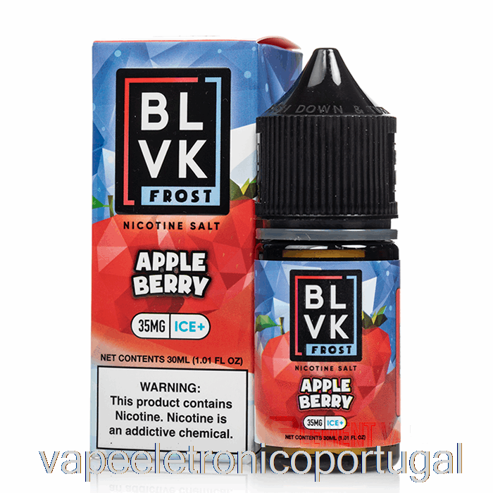 Vape Eletrônico Apple Berry - Sais De Geada Blvk - 30ml 50mg